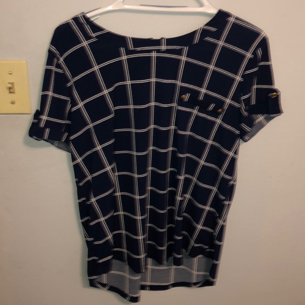 two in one plaid blouses!